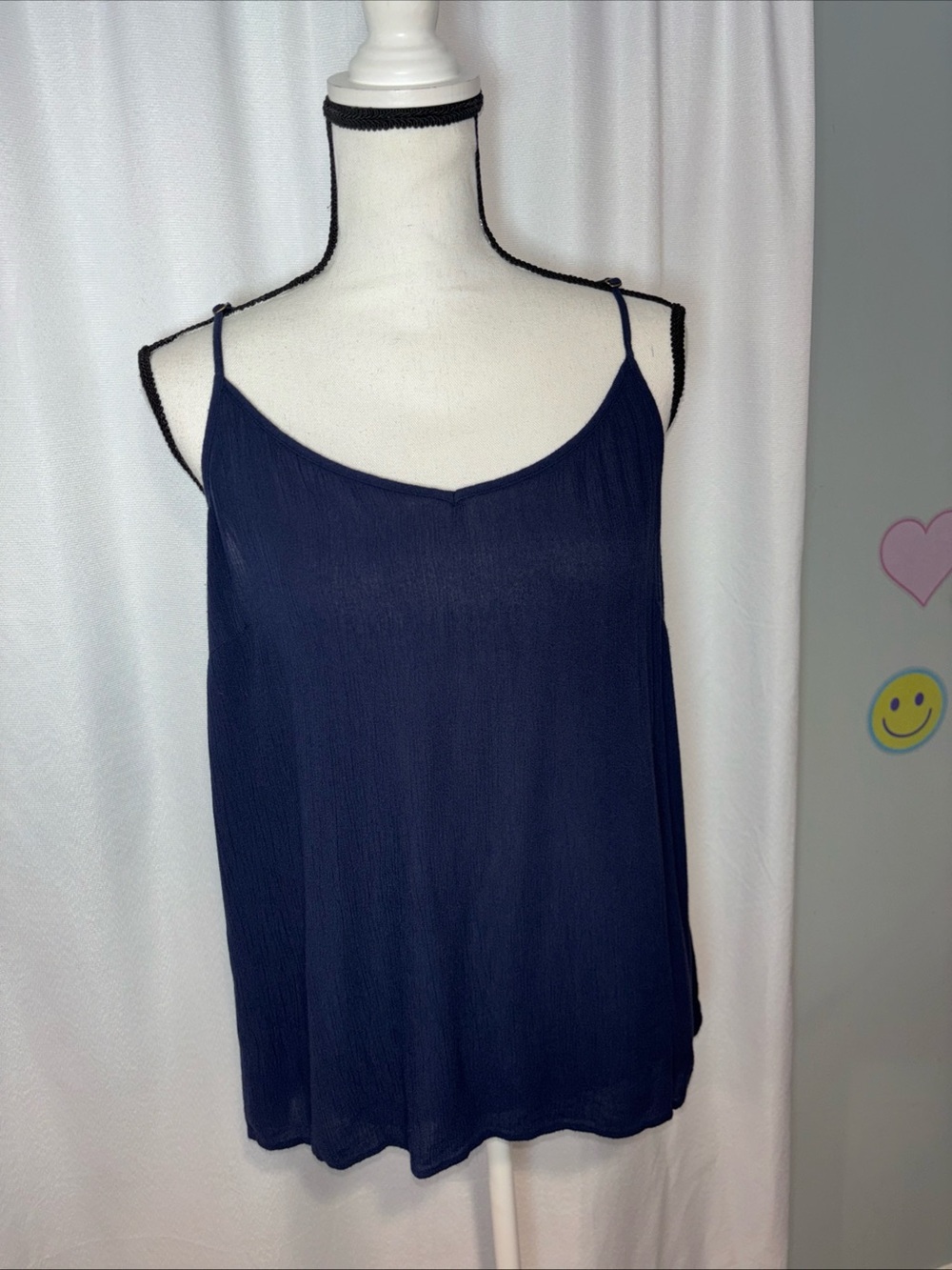 Lilly Pulitzer Navy Blue Tank Top Size Large Rayon